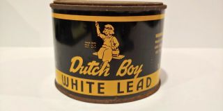 Vintage Dutch Boy White Lead Paint 5lb Can