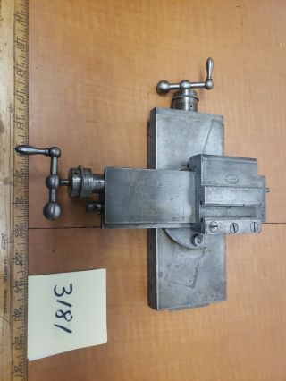 Watchmaker Lathe Compound Slide Antique American Watch Tool Co.  Patent Date 1875