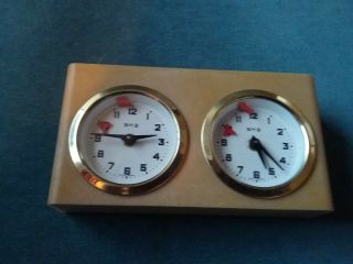 Vintage Bhb Chess Double Time Clock Timer