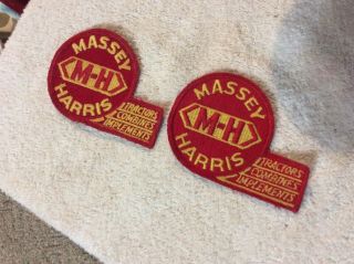 Vintage Massey Harris Advertising Uniform Patch