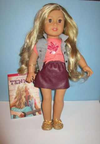 American Girl Doll Tenney Grant 18 Inch Includes Tenney Book