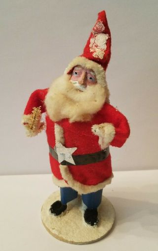 Vintage Christmas Santa Figurine 5 1/4 " Tall Made In Japan