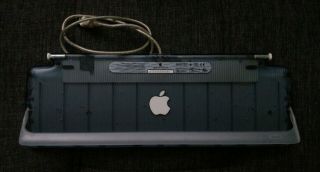 Vintage Apple USB Keyboard Model M2452 Graphite Gray 1999 Mac iMac Power G3 G4 2