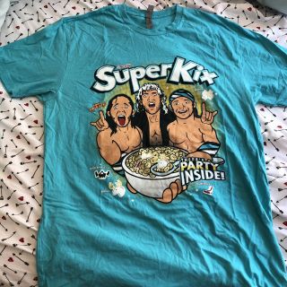 The Elite Bullet Club Young Bucks Kenny Omega ‘superkix’ Shirt Size Men’s Large
