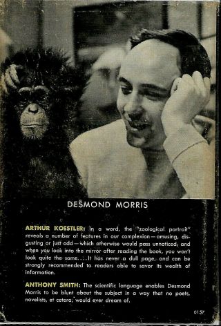 The Naked Ape - Human Animal by Desmond Morris (1967,  Hardcover) 2