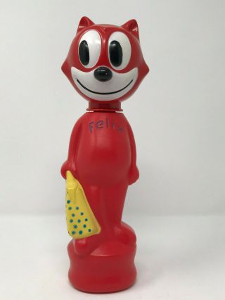 Vintage 1960s Felix The Cat Red Soaky Imco Bottle Colgate Palmolive