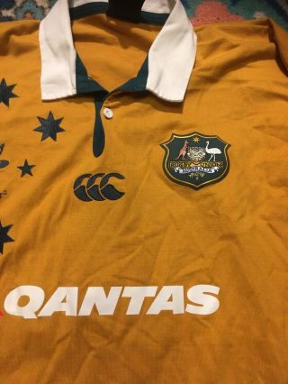 Vintage Australia Wallabies Rugby Jersey Canterbury 2