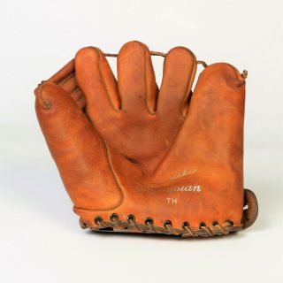 Vintage Baseball Glove Tommy Holmes Boston Braves -