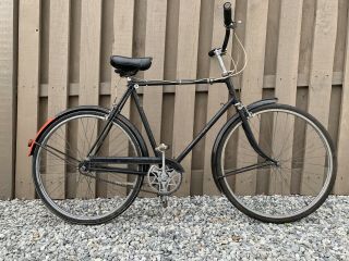 Raleigh Vintage Antique 3 Speed English Bicycle Black