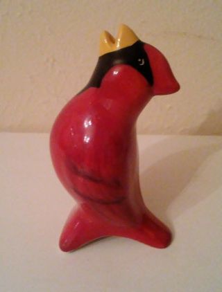 Vintage Pfaltzgraff Ceramic Red Cardinal Pie Bird Vent Steam Releaser