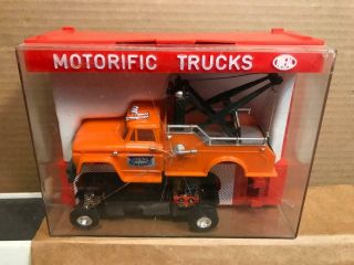 Ideal Motorific Road Service Tow Truck Vintage Toy Torture Track Car Battery Opp