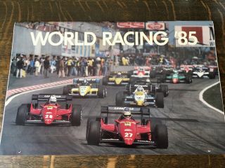 World Car Racing 1985 : 12 Month Calendar