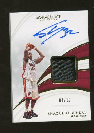 2018 - 19 Immaculate Gold Shaquille O 