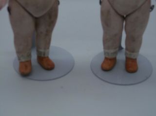Antique german porcelain bisque two dolls with Cap from Limbach 1920 3