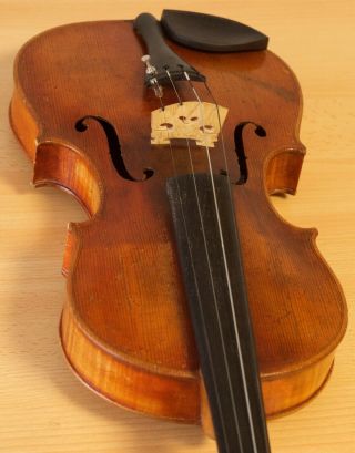 Old Violin 4/4 Geige Viola Cello Fiddle Label Luigi Galimberti