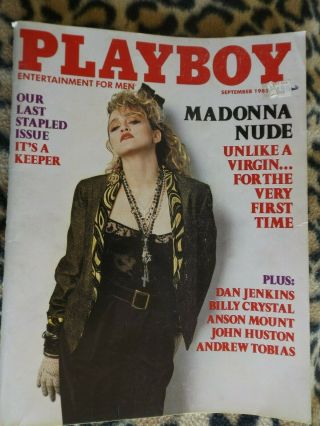 John Huston Interview Final Stapled Playboy September 1985 Madonna Nude