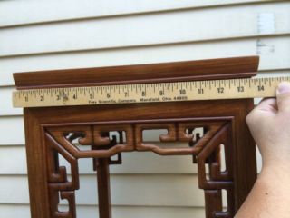 ANTIQUE CHINESE HARDWOOD STAND FOR VASE OR OBJECT 14 