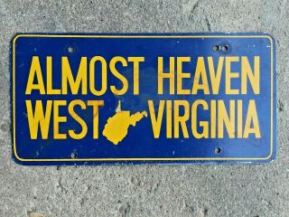 Cool Front Booster Almost Heaven West Virginia License Plate Tag