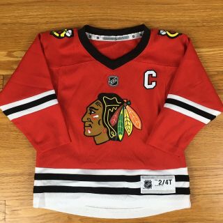 Chicago Blackhawks Jonathan Toews 19 Nhl Jersey Sweater Boys Kids 2 - 4t Hockey