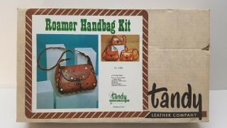 Vintage Tandy Roamer Leather Handbag Purse Kit 4358 - Complete 2