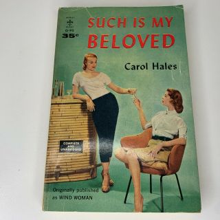Such Is My Beloved 1953 Vintage Paperback Gga Sleaze Lesbian Pulp Berkley G - 95