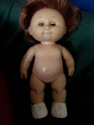 Vtg 1984 Playmates Jointed Cabbage Patch Baby Short Red/ Brown Hair 8 1/2 " 5080