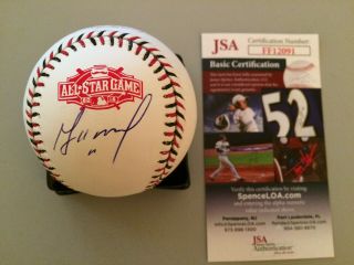Jose Altuve Houston Astros Signed 2015 All - Star Game Baseball Jsa