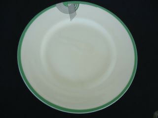 Vintage Art Deco Royal Doulton Green Tango D5503 Salad Entree Plate
