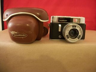 Vintage Voigtlander Dynamatic 35mm Camera With 50mm F2.  8 Lanthar Lens