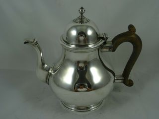 , George I Style Solid Silver Tea Pot,  1921,  715gm - Mappin & Webb