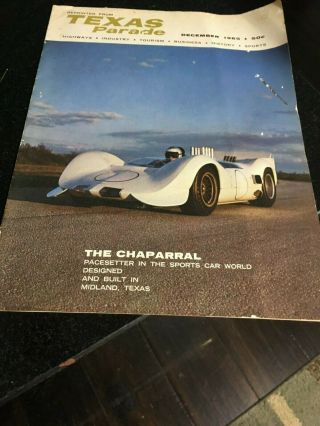 Vintage 1965 The Chaparral Brochure Built In Midland Texas Parade