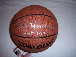 Bob Houbregs Celtics,  Hof Jsa/coa Signed Basketball