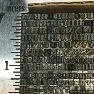 Winchell 10 Pt - Letterpress Type - Vintage Printer Metal Lead Printing Sorts