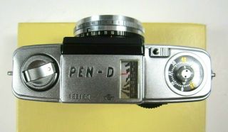 Vintage Olympus PEN - D Half Frame Film Camera in Both Boxes 3