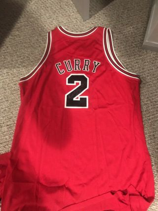 Eddy Curry Signed Chicago Bulls Game Issued Retro Jersey Autographed Nike 56,  4