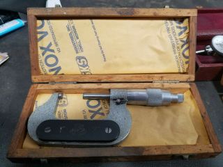 Vintage Etalon Rolle Switzerland Micrometer 1 " - 2 "