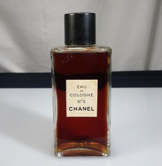Vintage Chanel 4oz Eau De Cologne No.  5 Splash - 55477