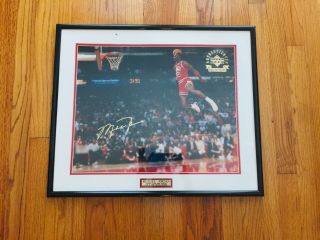 Michael Jordan Signed Autograph Facsimile Upper Deck 23kt Gold Uda