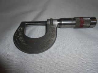 Vintage Brown and Sharpe No 13 Machinist Micrometer up to 1 