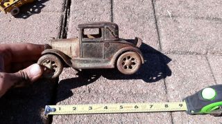 Antique Arcade 1928 Ford Model A 2 Door Rumble Seat Coupe 7 Inch.