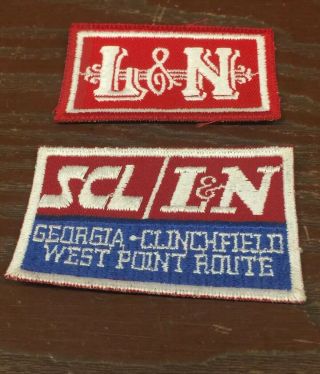 Scl L&n Georgia West Point Route & L&n Patches Railroad