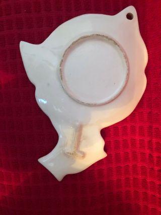 Vintage 1950 ' s Spoon Rest,  Ash Tray,  Sleeping or Napping Kitty Cat 2