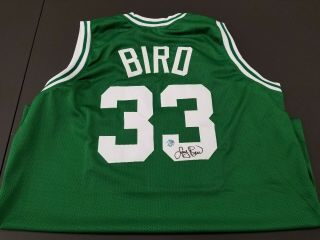 Larry Bird Autographed Signed Pro Style Jersey Boston Celtics Players Hologram