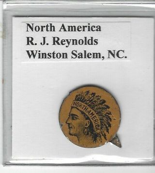 Tobacco Tag R.  J.  Reynolds Co.  (o - H & Co. ) Winston Salem,  Nc North America