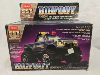 Playskool Vintage 80’s 4x4x4 Big Foot Toy Truck Milton Bradley 1984 No Key