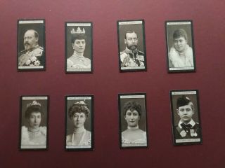 Portraits Of European Royalty 1 - 50,  Issued 1908 By Wills Set 50 Real Photo`s