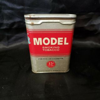 Vintage Model Smoking Tobacco Tin