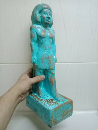 King Amenhotep Ii.  A Rare Piece Of Pharaonic Bronze.  40 Cm