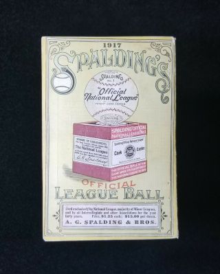 1917 SPALDING GUIDE Antique Baseball Official Athletic Library VTG Book VGEX - EX 2