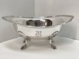 Gorham Sterling Silver 925 Footed Oval 6 " Bowl Dish A7539 112g Scrap/use